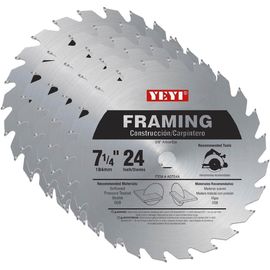 Heet verkopend 71/4“ TCT van x 24T DKO Cirkelzaagblad voor de markt DIY van de V.S. voor Scherp Hout