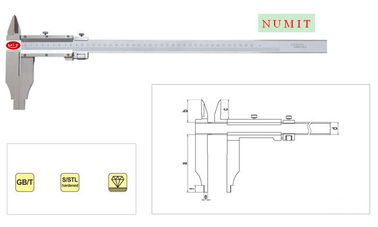 0mm – 500mm de Beugel van de Roestvrij staalvernier met Bonenstijl en Standaardkaken