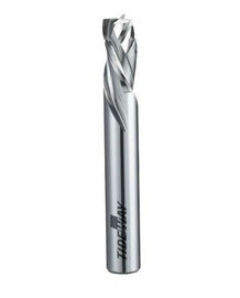 Micro - Korrel Stevig Carbide 3 de Beetjescnc van de Fluitencompressie Spiraalvormige Carbidebeetjes voor Scherp Hout