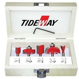 5 Set houtbewerking T.C.T router bits sets voor decoratie en meubels maken