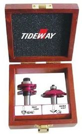 2 Set rood geschilderd router bits sets, zilveren lassen of koperen lassen