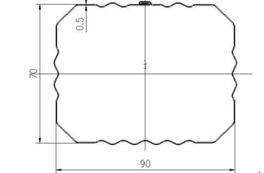 CNC Downpipe van de KleurenStaalplaat Broodje dat Machine met No45 Staalrol vormt